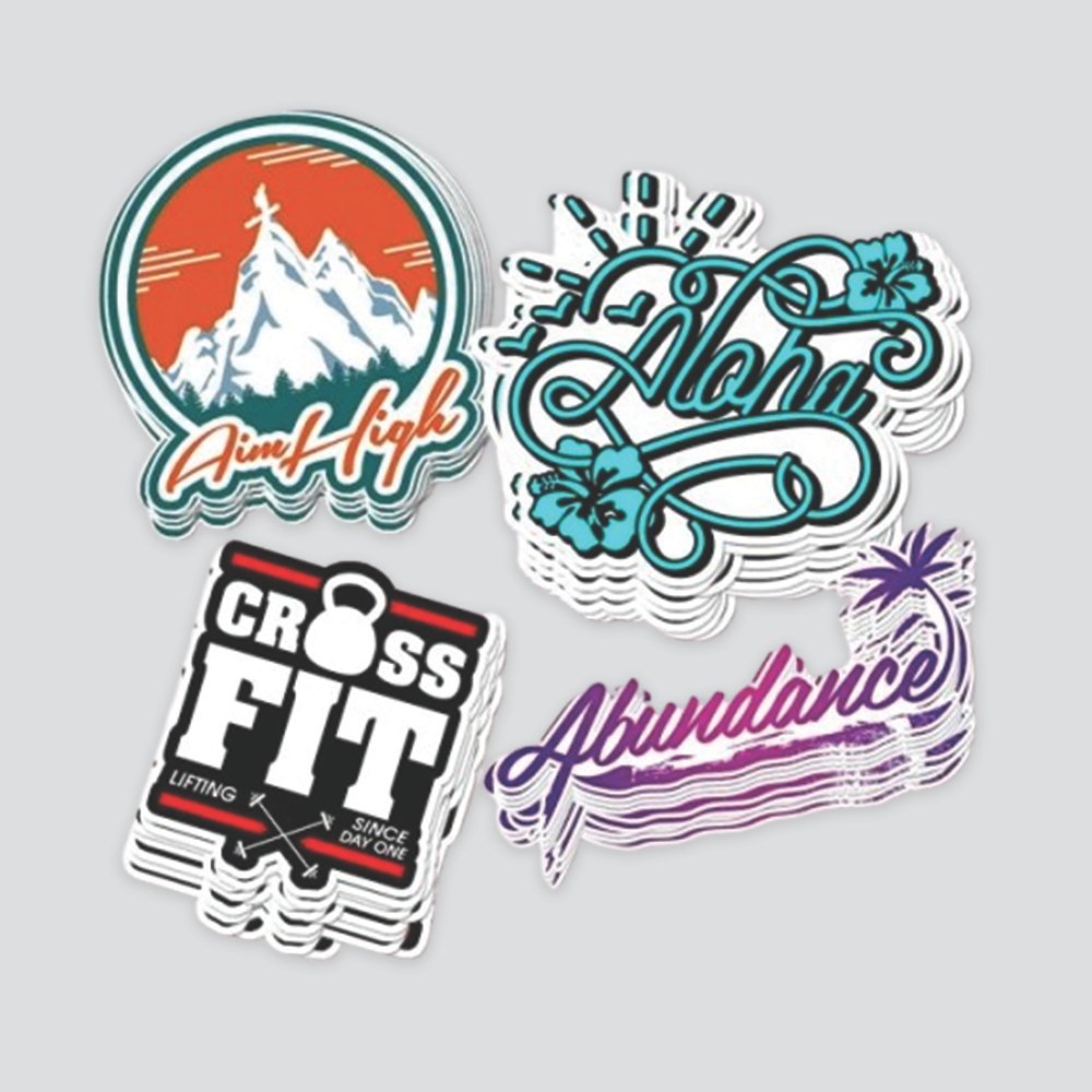 Custom Die Cut Vinyl Stickers - Waterproof, Bulk Product Labels (Any Logo)